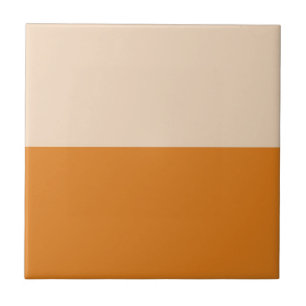 Two Colour Block Art Tile