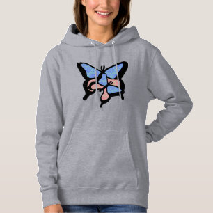 Two Colourful Butterflies Women's Hoodie