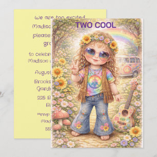 Two Cool Birthday Digital Download Invitation