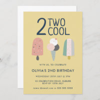 Two Cool Birthday Invite