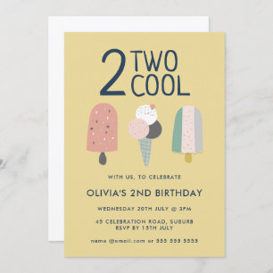Two Cool Birthday Invite