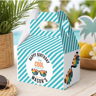 Two Cool Boy 2nd Birthday Party Favour Box
