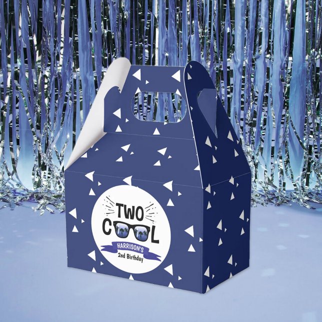 Two Cool Boys 2nd Birthday Favour Box (Creator Uploaded)