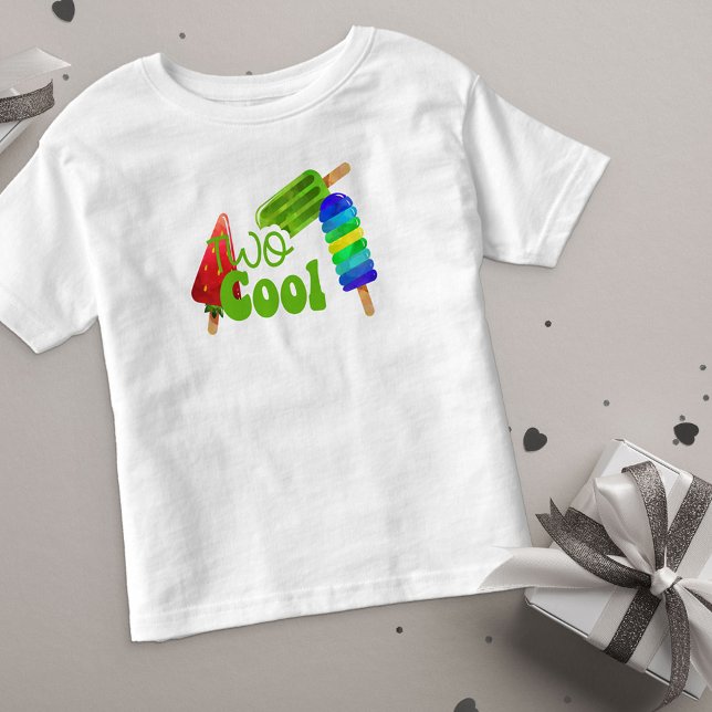 Two Cool Boys 2nd Birthday Popsicle Toddler T-Shirt (Creator Uploaded)