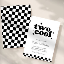 Two Cool, Dude! | Boys 2nd Retro Minimalist Party 