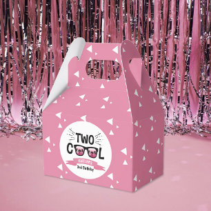Two Cool Girls 2nd Birthday Favour Box