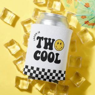 Two Cool Retro 2nd Birthday Party Favours Can Cooler
