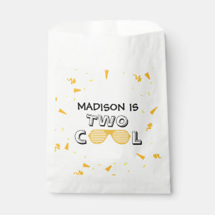 TWO Cool Sunglass 2nd Birthday Party Favour Bags