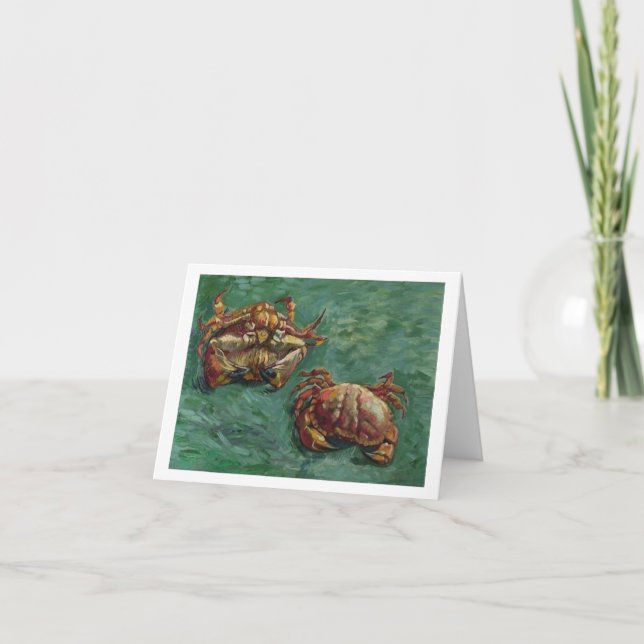 Two Crabs (F606) Van Gogh Fine Art Card (Front)