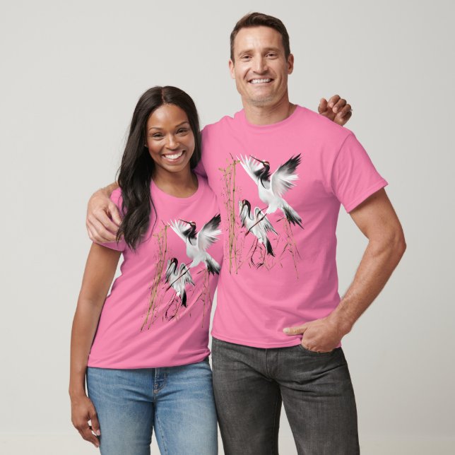 Two Cranes In Bamboo Shirts (Unisex)