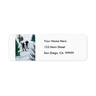 Two Cross Country Skiers