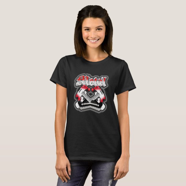 Two crossing guitars T-Shirt (Front Full)