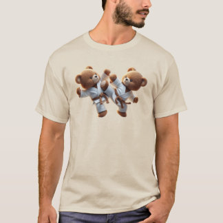Two cubs are practicing karate. T-Shirt