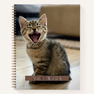Two Customisable Pet Photo Templates Fun Gift Notebook