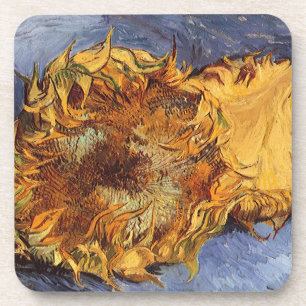 Two Cut Sunflowers by Vincent van Gogh Coaster