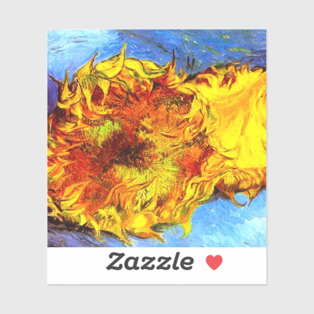 Two Cut Sunflowers Van Gogh (Sheet)