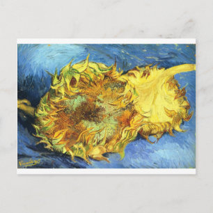Two Cut Sunflowers - Vincent Van Gogh Postcard