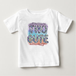 Two Cute 2nd Birthday Baby T-Shirt