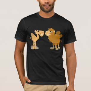 Two Cute Cartoon Camels T-Shirt