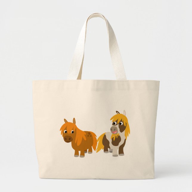 Two Cute Cartoon Ponies custom Bag (Front)