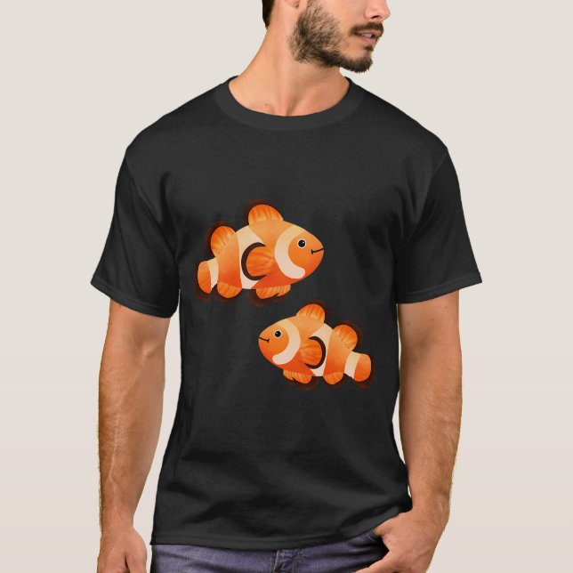 Two Cute Clown Fish T-Shirt (Front)