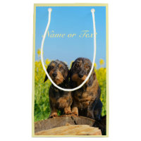 Two Cute Dachshund Dogs Dackel Photo  Personalised