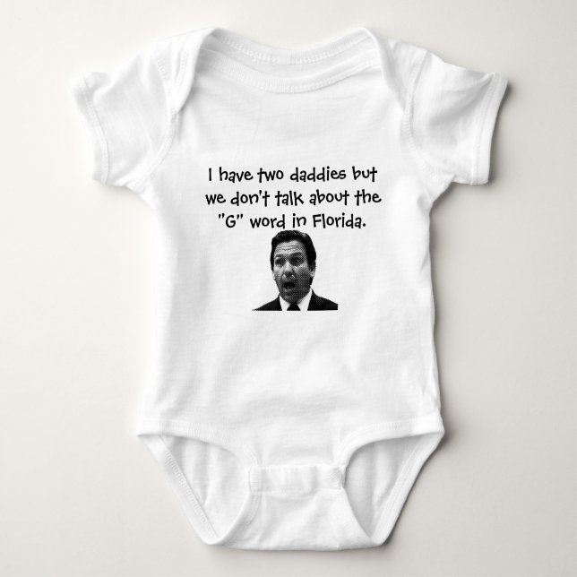 Two Daddies Baby Bodysuit One Piece (Front)