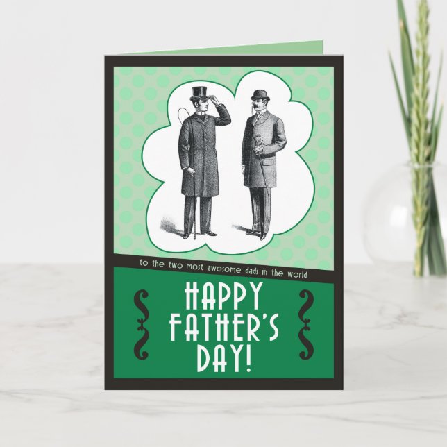 Two Dads Father's Day Card (Front)