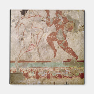 Two Dancers and Dolphins Magnet