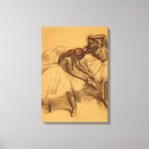Two Dancers Canvas Print