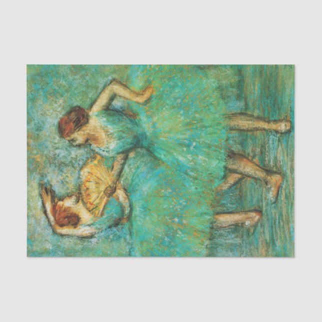 Two Dancers, Degas Art  Tissue Paper (Front)