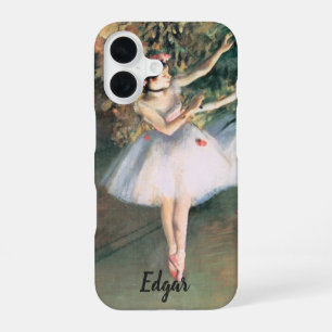 Two Dancers on a Stage by Edgar Degas, Vintage Art iPhone 16 Case