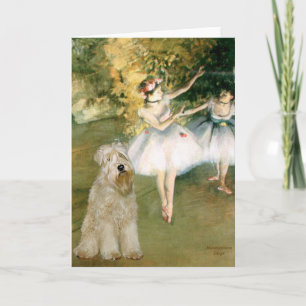 Two Dancers - Wheaten Terrier 7 Card