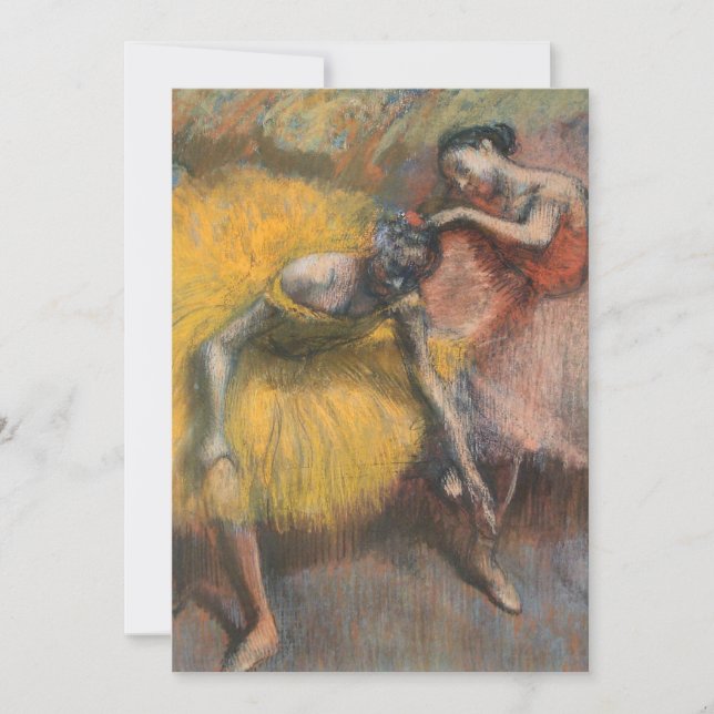 Two Dancers, Yellow and Pink | Edgar Degas (Front)