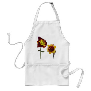 Two Daylilies having a Chat Standard Apron