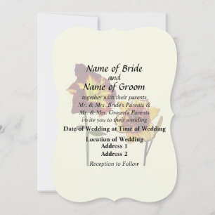 Two Daylilies having a Chat Wedding Products Invitation