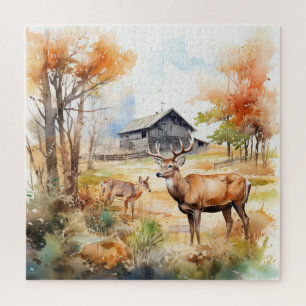 Two Deer Jigsaw Puzzle