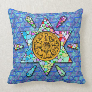 Two different Star of David motifs Cushion