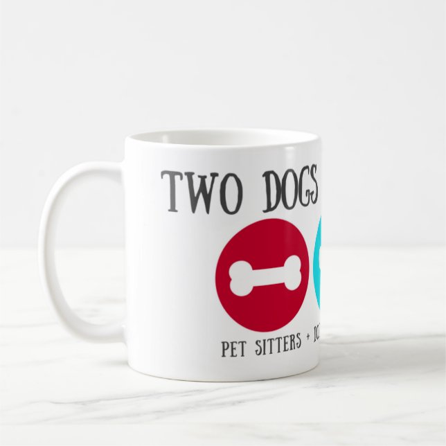 Two Dogs Mug v 2 (Left)