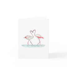 Two Doofs in Love Folded Note Card
