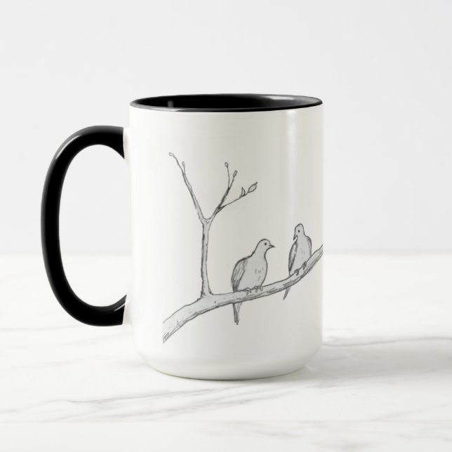Two Doves mug (Left)