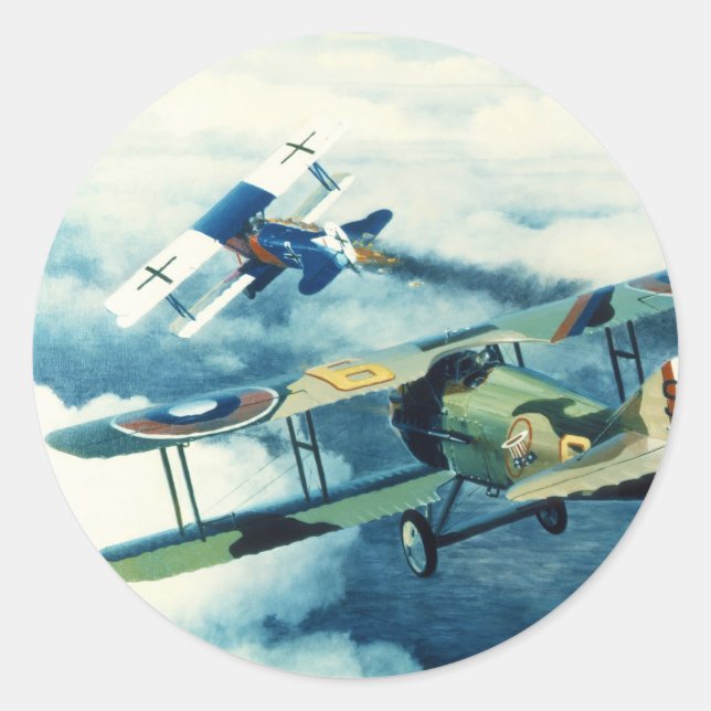 Two Down to Glory by William S. Phillips Classic Round Sticker (Front)
