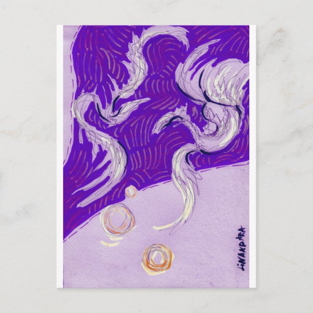 Two Dragons, Three Suns Postcard (Front)