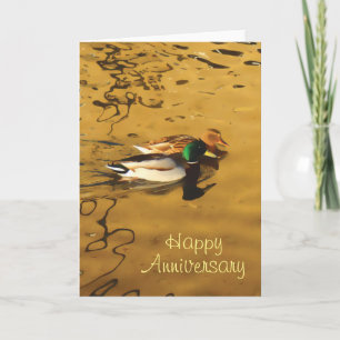 Two ducks Anniversary card