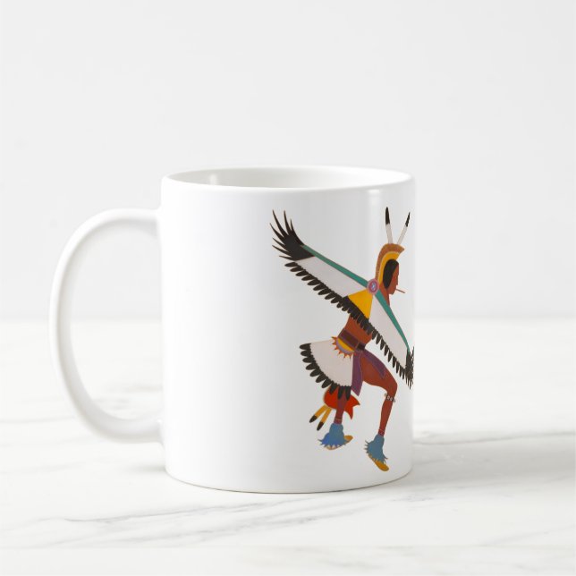 Two Eagle Dancers Coffee Mug (Left)