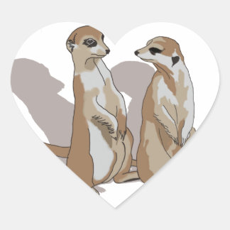 two earth males with shade heart sticker