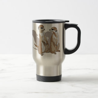 two earth males with shade travel mug
