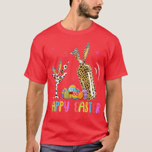 Two Easter Bartender Tools Bunny Leopard Funny Eas T-Shirt