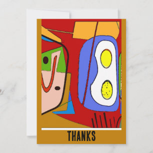 Two eggs Up Abstract