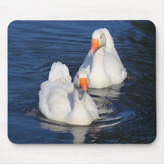 Two Emden Geese II Mouse Pad (Front)